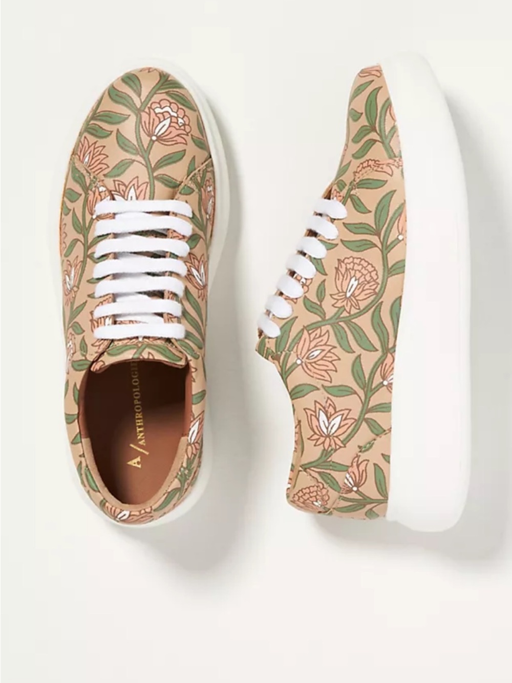 EUC Anthropologie x Llani Botanical Platform Sneakers 37